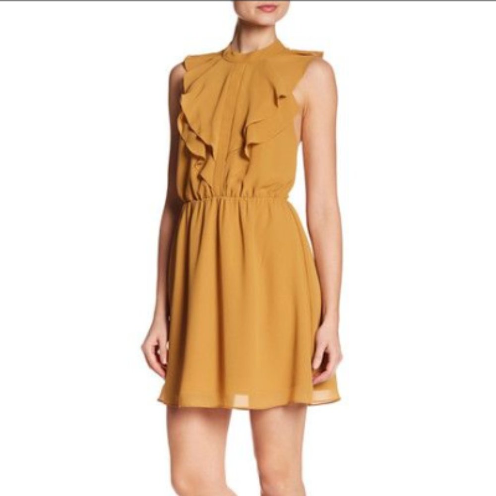 BCBGeneration gold dress -worn once!